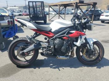  Salvage Triumph Motorcycle Street