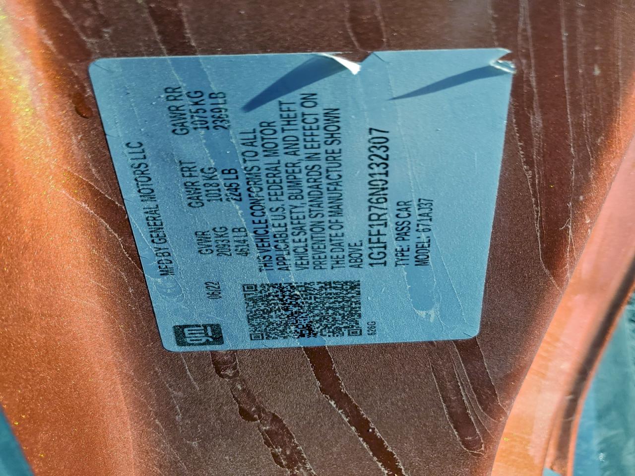 Chevrolet Camaro Lt1 Image 2