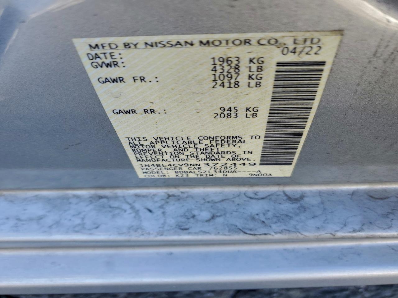 Nissan Altima Sr Image 12