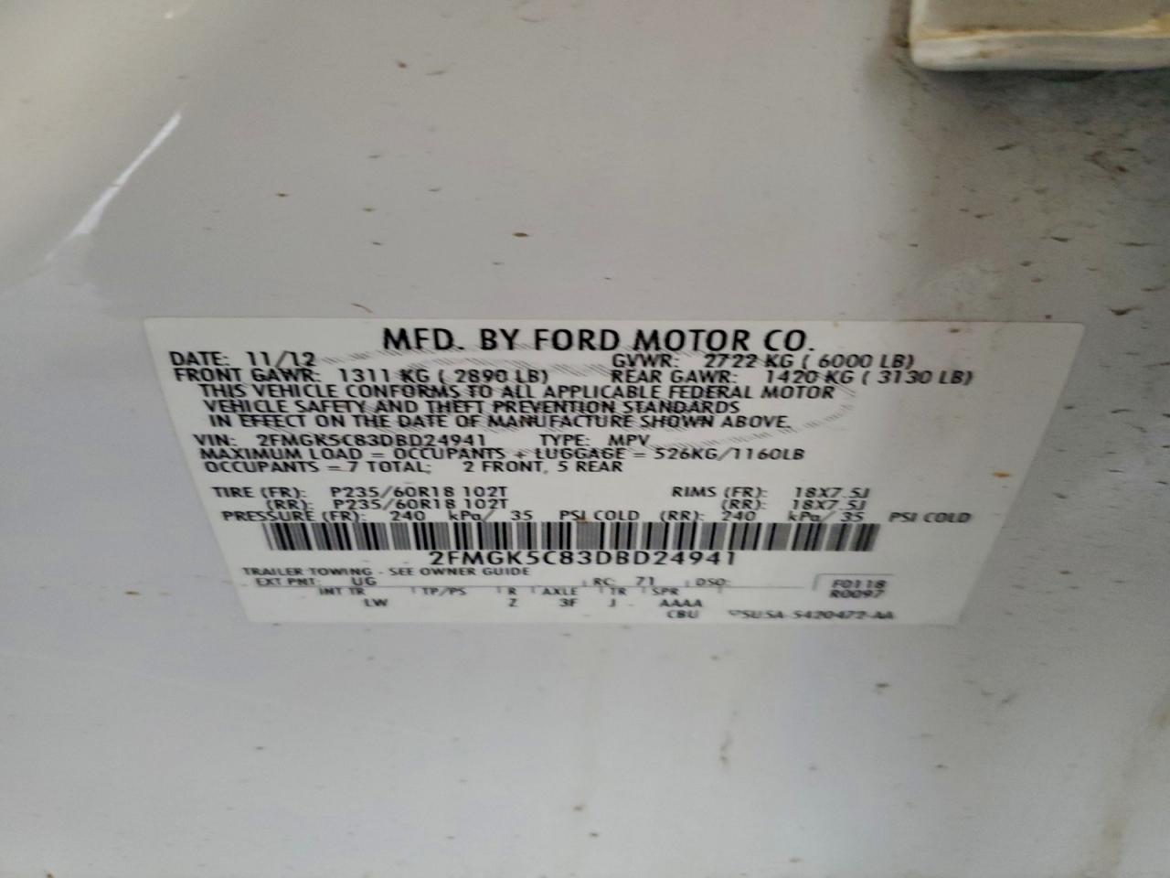 Ford Flex Sel Image 12